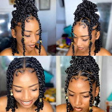 Passion Twist Water Wave Crochet Braids 6 Packs 8 Inch Short Bohemian Curly
