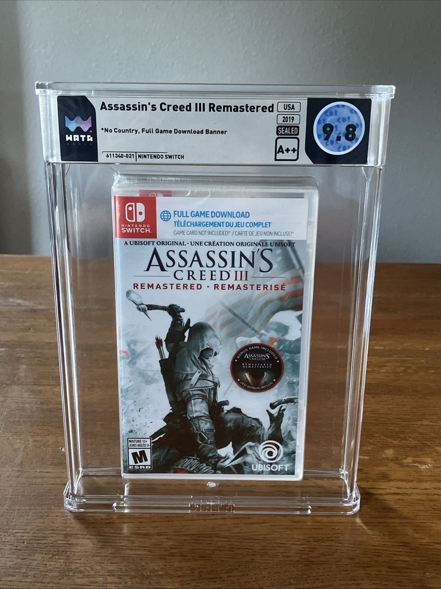 Assassin's Creed III 3 Remastered ( Nintendo Switch ) SEALED