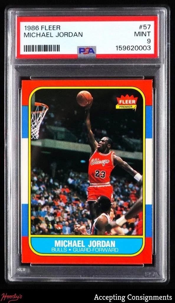 Fleer Michael Jordan 9 Graded Basketball Sports Trading Cards