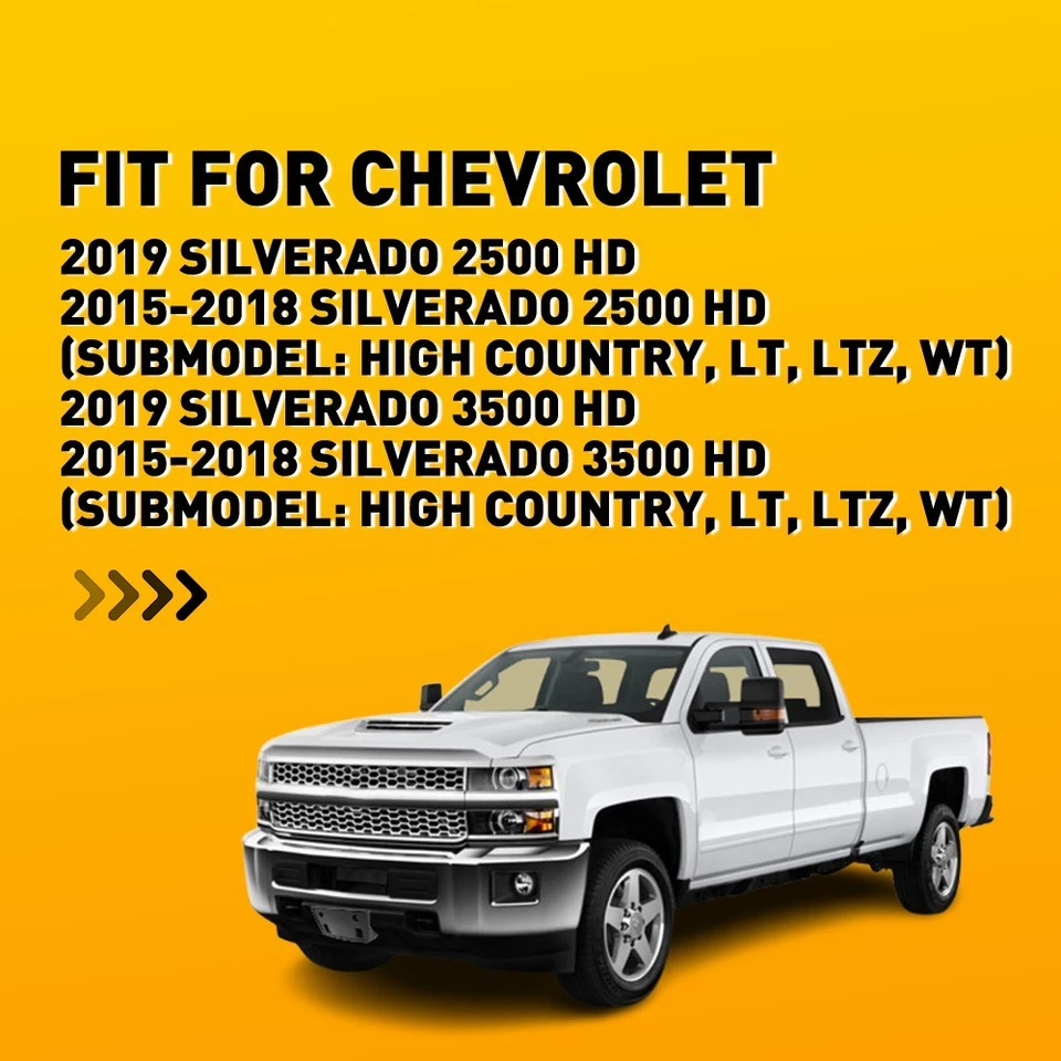 Soporte de matrícula para Chevrolet Silverado 2500 HD 2015-2019 montaje delantero Foto 2 de 4