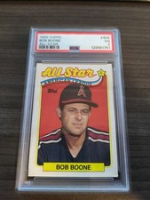 1989 Topps - All-Star Bob Boone #404 PSA Graded 3 Anaheim Los Angeles Angels