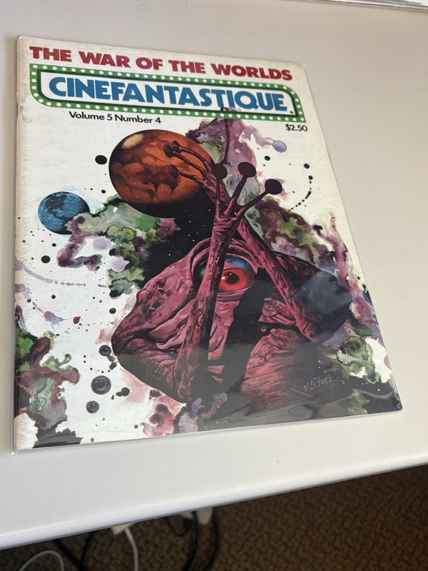 Cinefantastique Magazine Spring 1977 The War of the Worlds