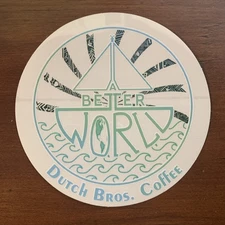 RARE Dutch Bros Better World Coffee HTF Boat Old Design