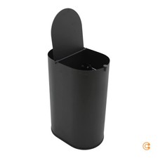 Ferm Living Mülleimer Abfallbehälter Enkel Mülltrennung schwarz 6 6l Inneneimer 