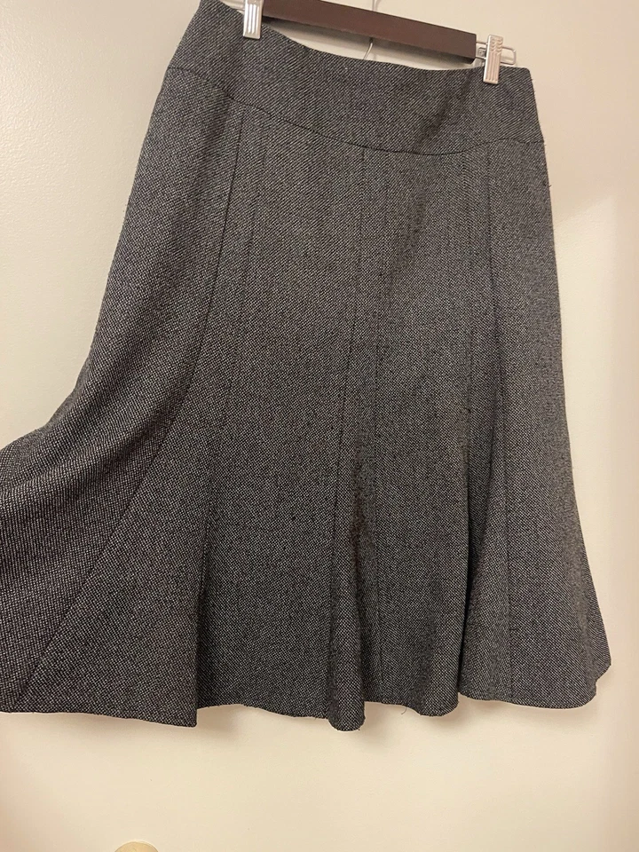 Dressbarn темно-коричневый колена Gored юбка женщин 16 подержанный EUC - Изображение 2 из 4