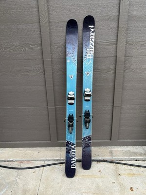 Skis: Blizzard Dakota skis, 177cm. Bindings: Marker, bindings