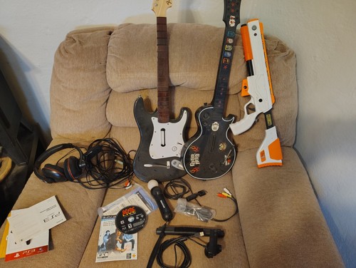 PS3 Guitars, Headphones, Camera, Controller Gun, and More