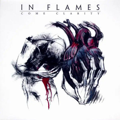 LP In Flames Come Clarity GERMAN 1ST PRESS, CLEAR VINYL NEAR MINT Nuclear Bl