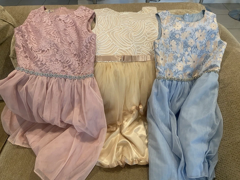 Vestido Niñas Talla 10/12 Excelente Estado Foto 2 de 4