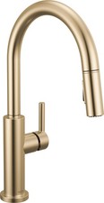 Delta 19867LF Nicoli 1.8 GPM 1 Hole Pull Down Kitchen Faucet - - Bronze