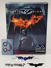 THE DARK KNIGHT [4K UHD + 2D] Blu-Ray STEELBOOK [MANTA LAB] DOUBLE LENTICULAR A