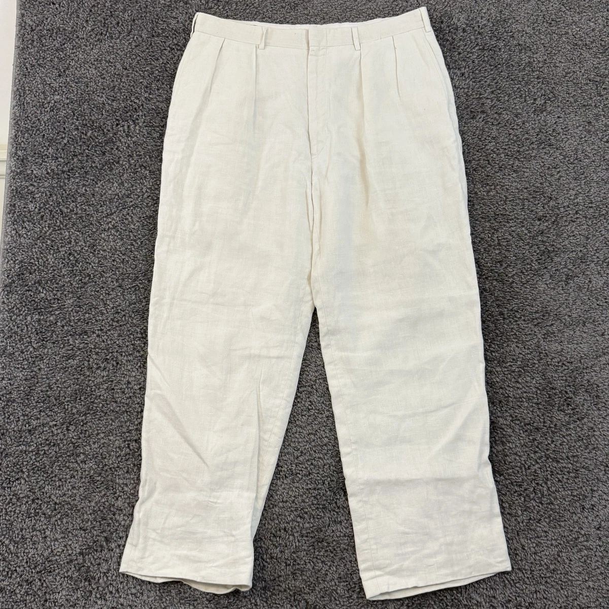 Polo Ralph Lauren Blue Linen Pants for Men for sale | eBay