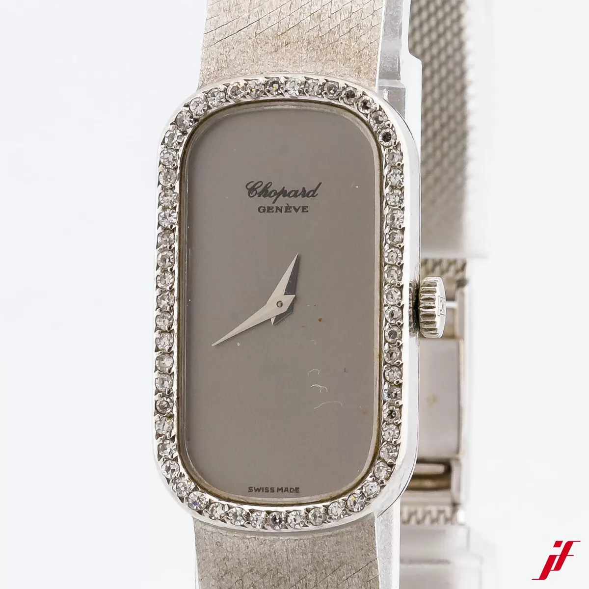 Diamond top hand watch