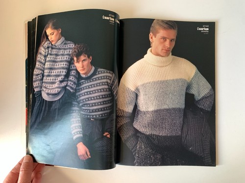 Aarlan Vintage Knitting Book Patterns Journal 27 80s Jumpers - Imagen 21 de 24