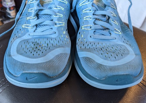 NIKE Women's Flex 2017 RN Blue/Mint Lightweight Running Shoes Size 9.5 - Picture 9 of 21