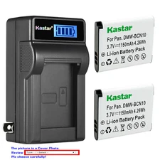 Kastar Battery LCD Wall Charger for Leica BP-DC14 BPDC14 Leica C Type 112 Camera