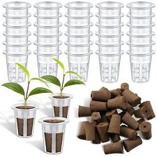 60 Pieces Hydroponic Seed Grow Sponges Pod Kit for Indoor and Outdoor Use 0.38 per gallon