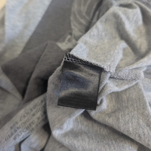 AllSaints Twilights Last Gleaming Graphic T-Shirt Men’s Gray Eagle Print Vintage - Picture 17 of 18