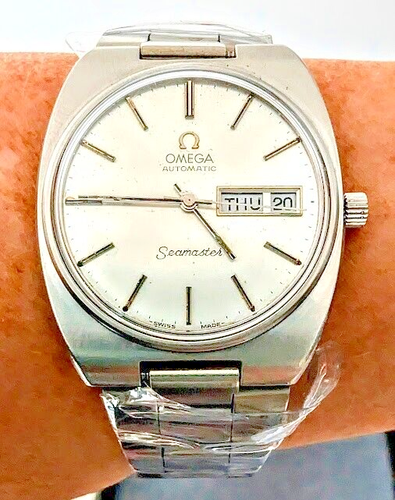 Gents 1982 SS Omega Seamaster Automatic Day Date Bracelet Watch 1020 Serviced - Picture 2 of 12
