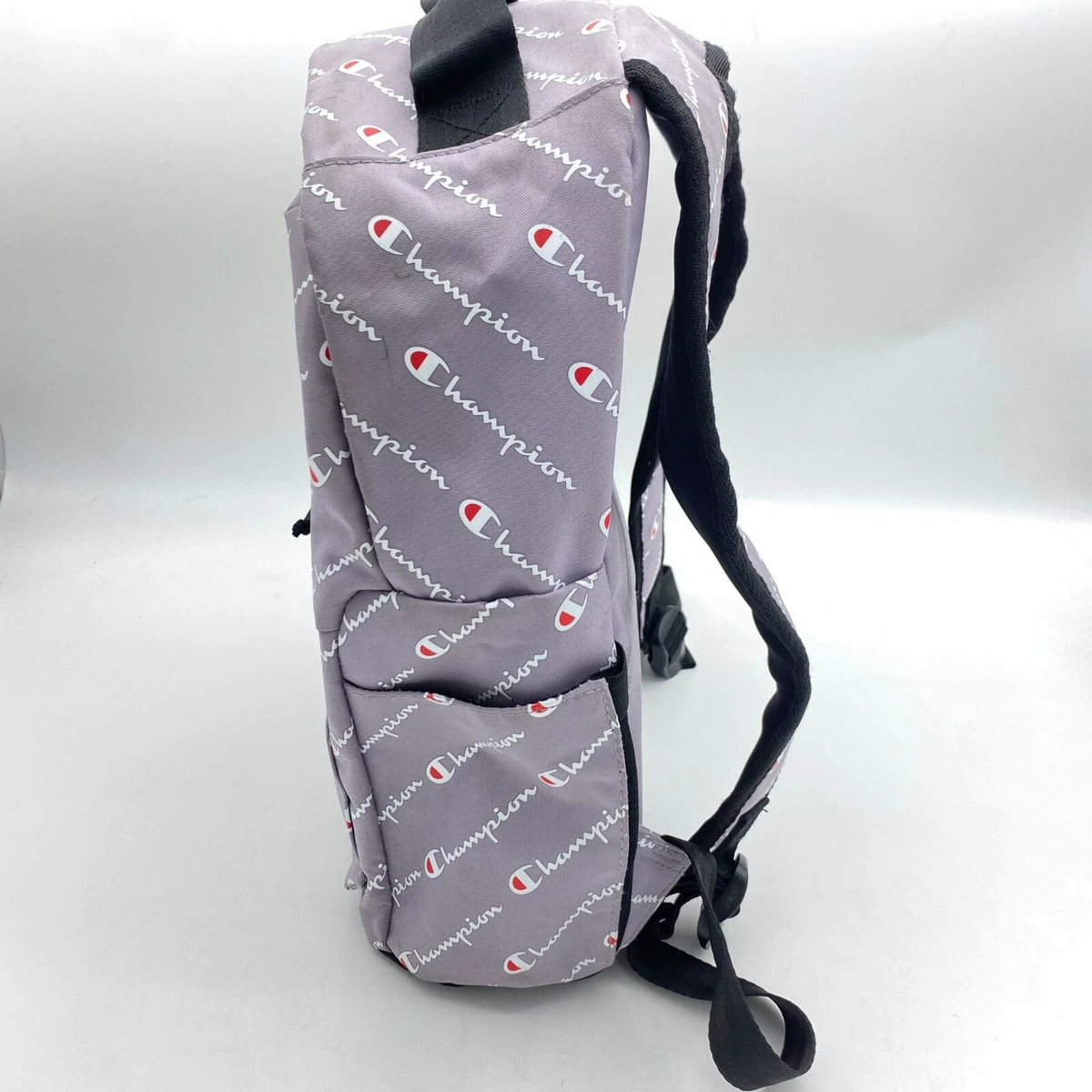 Champion Kids Bagpack Preowned Lilac Logo Printed Bag