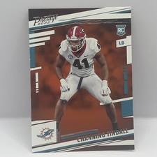 2022 Panini Prestige Football Channing Tindall Base RC #361 Miami Dolphins
