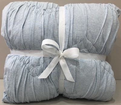 New Pottery Barn Teen Pbteen Soft Blue Favorite Tee Ruched Jersey