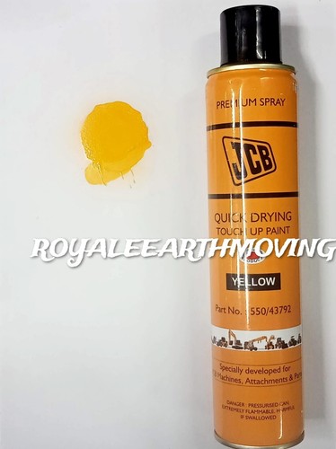 PIÈCES JCB VÉRITABLE PEINTURE JCB SPRAY JAUNE (PIÈCE NO. 550/43792)