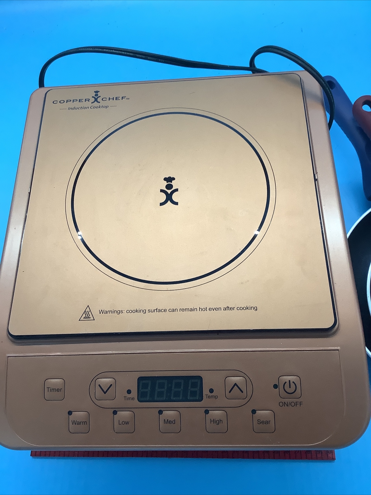 Copper Chef Induction Cooktop Tested Cookware Kitchenware w/ 2 Pans