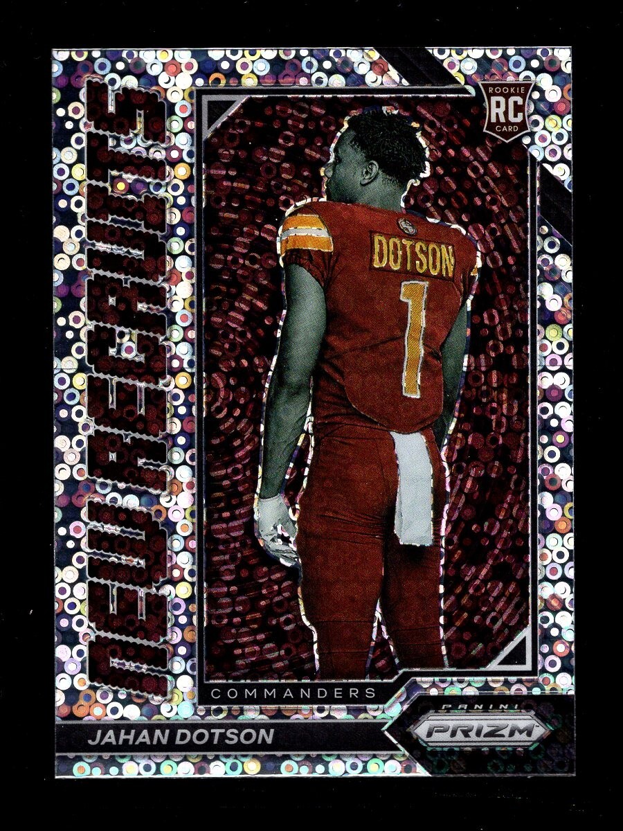 2022 PRIZM NEW RECRUITS NO HUDDLE SILVER DISCO NR9 JAHAN DOTSON RC COMMANDERS