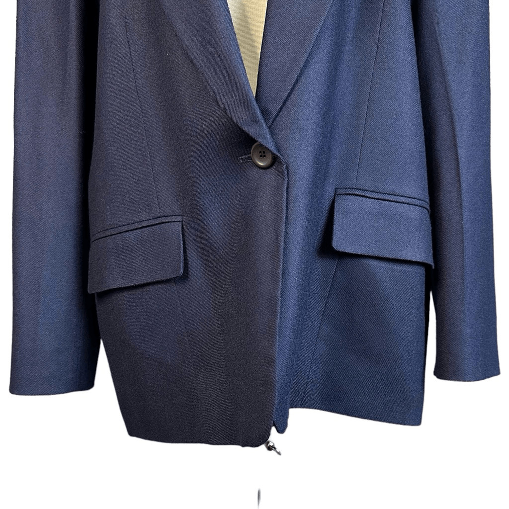 Pendleton 100% Virgin Wool Navy Blazer - image 4