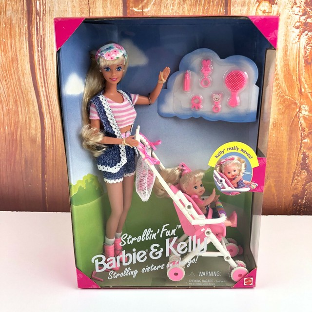 strollin fun barbie and kelly
