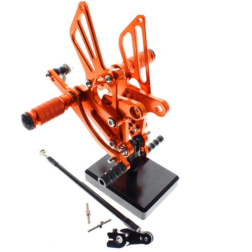 CNC Rearsets Footrests FootPegs Pedals For Honda CBR300RR/CBR250R 2011 2012-2017 - Picture 12 of 13