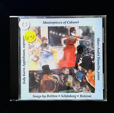 Marc-Andre Hamelin & Jody Karin Applebaum - Masterpieces of Cabaret - Audio CD