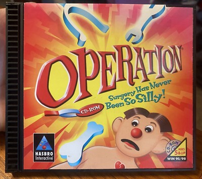 Operation Surgery Has Never Been So Silly CD-ROM PC 1998 HASBRO Windows 95 98
