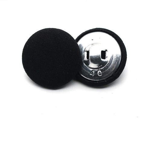 10Pcs 11-25mm Smooth Satin Fabric Covered Metal Shank Buttons For Sewing Blouses - Picture 8 of 29