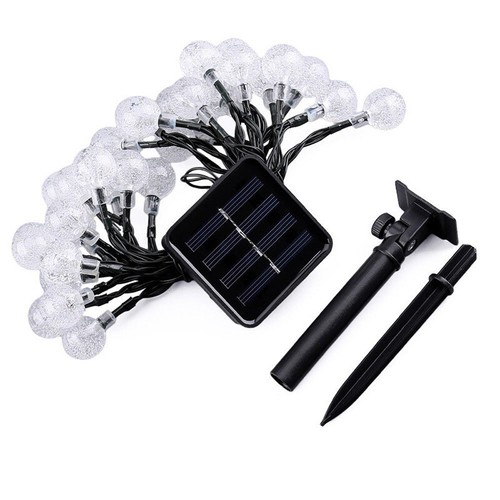 20/30/50/100 LED Solar Power Fairy Garden Lights String Outdoor Party Wedding UK - Picture 5 of 22