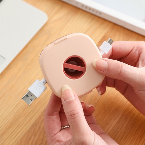 3pcs Phone Charging Cable Organizers Stretchable Earphone Cable Storage Boxes - Afbeelding 10 van 12