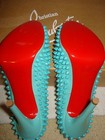 100% AUTH NEW WOMEN LOUBOUTIN VENDOME SPIKES 120 AQUAMARINE PUMPS/HEEL US 7.5 — photo 8