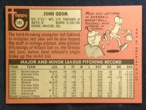 1969 Topps Pick a Card Complete your Set VG-NM-MT 1-388 UPDATED 2/2025 - Picture 197 of 326