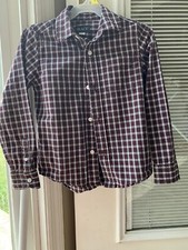 Boy Size 5/6 S The Children's Place Long Sleeve Collared Plaid Shirt - VERY NICE