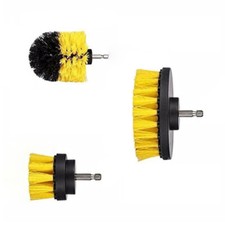 3Pcs Cleaner Spin Tub Shower Wall Drill Brushes Set Tile Grout Power Scrubber
