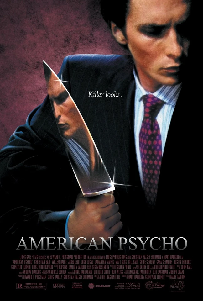 American Psycho movie poster 11 x 17 inches : Christian Bale poster (Style a)
