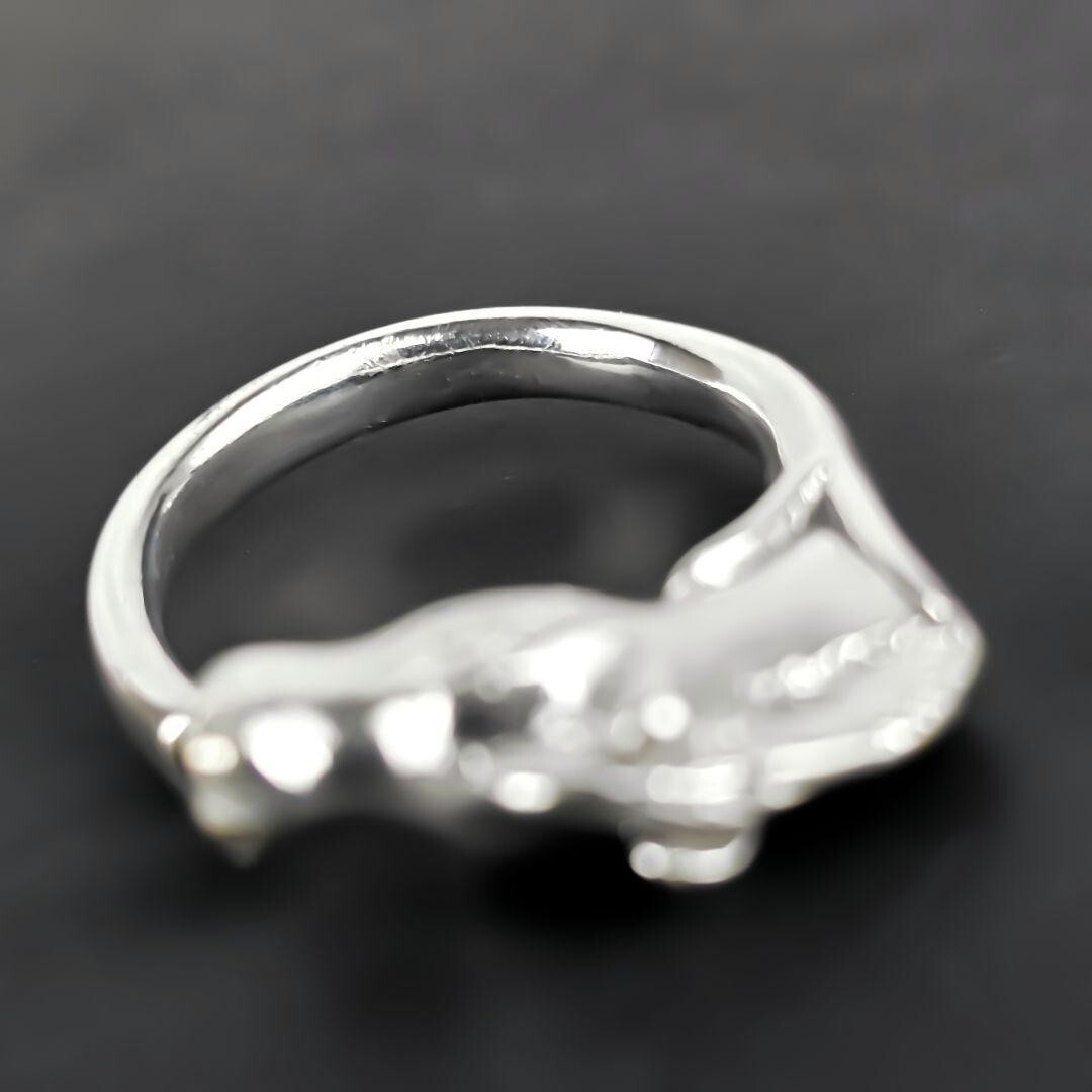 silver horse silver925 ベルリング AUTHENTIC HERMES Vintage Cheval Horse Ring Silver Silver925 size