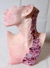 Brutal Mid Century Modern Breast Cancer Survivor Torso Sculpture