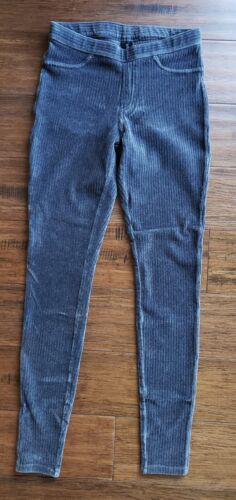 Cord Leggings HUE Size S Cotton Poly Spandex Taupe, Black, Grey, Pumpkin EUC - Picture 11 of 15