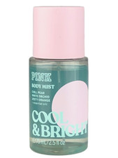 VICTORIA  S SECRET PINK COOL  BRIGHT FRAGRANCE BODY MIST SPRAY SPLASH 2.5 oz