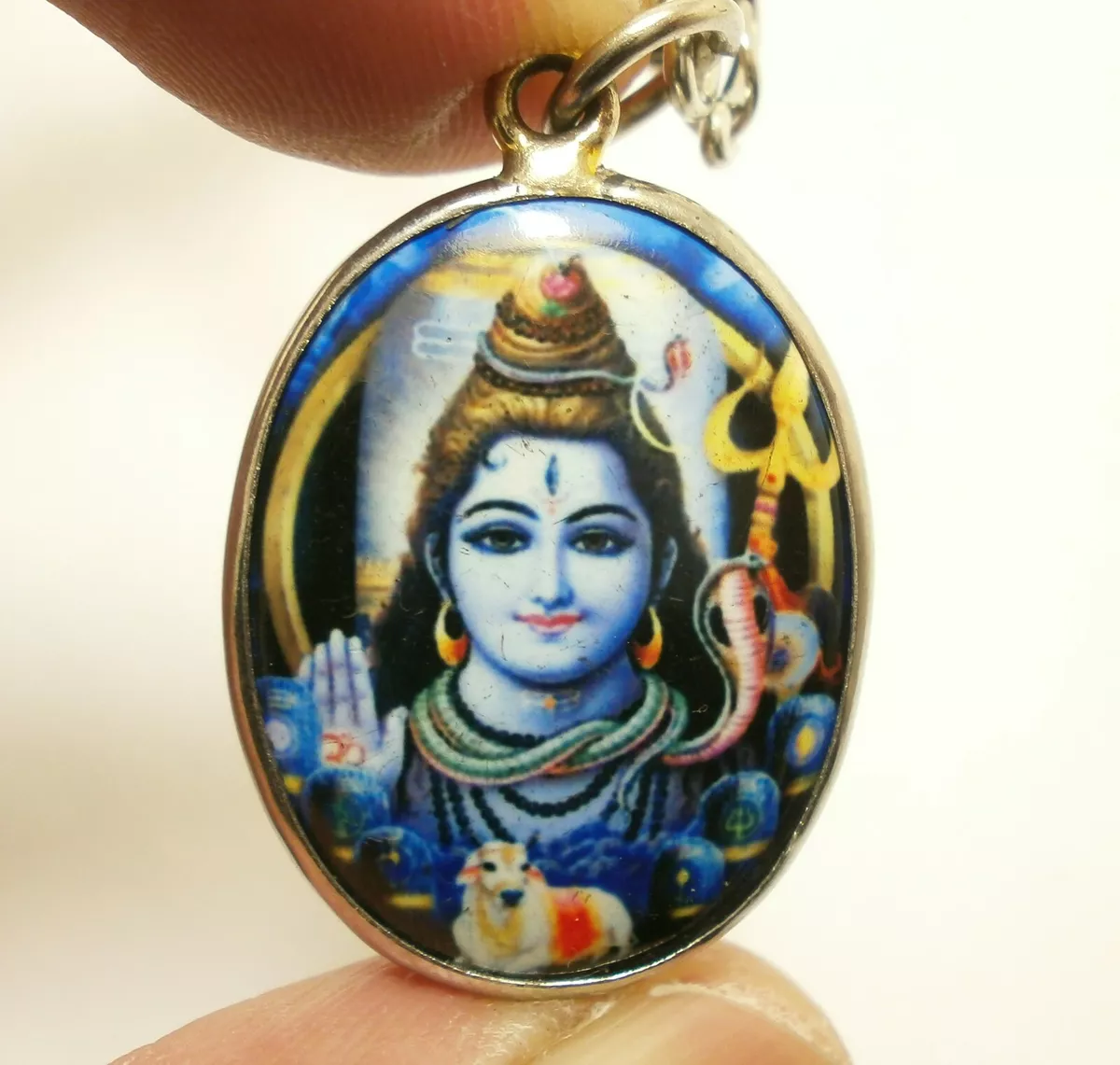 LORD SHIVA MAHADEV OM MAHADEVA GOD SIVA RUDRA BLESS 1980s HINDU ...