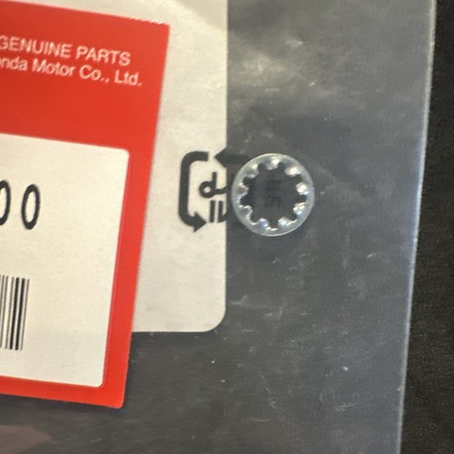 Honda WASHER, LOCK (6MM) 90432-898-000 OEM NEW A31 - Picture 2 of 2