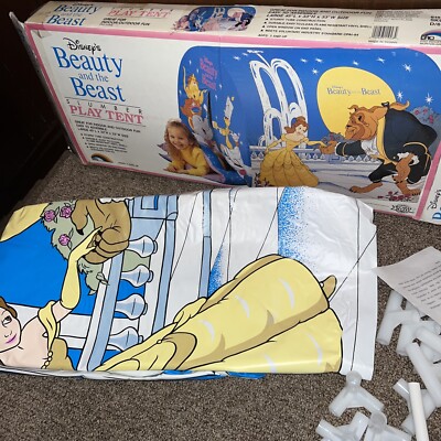 Beauty & The Beast Disney Slumber Play Tent with box Never Put Together Or Used