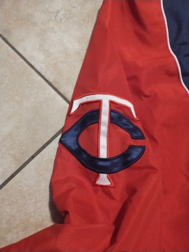 Genuine Merchandise Unisex Blue/Red Minnesota Twins Windbreaker Size Medium - Picture 3 of 5